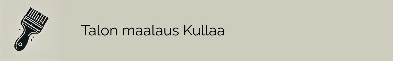 Talon maalaus Kullaa